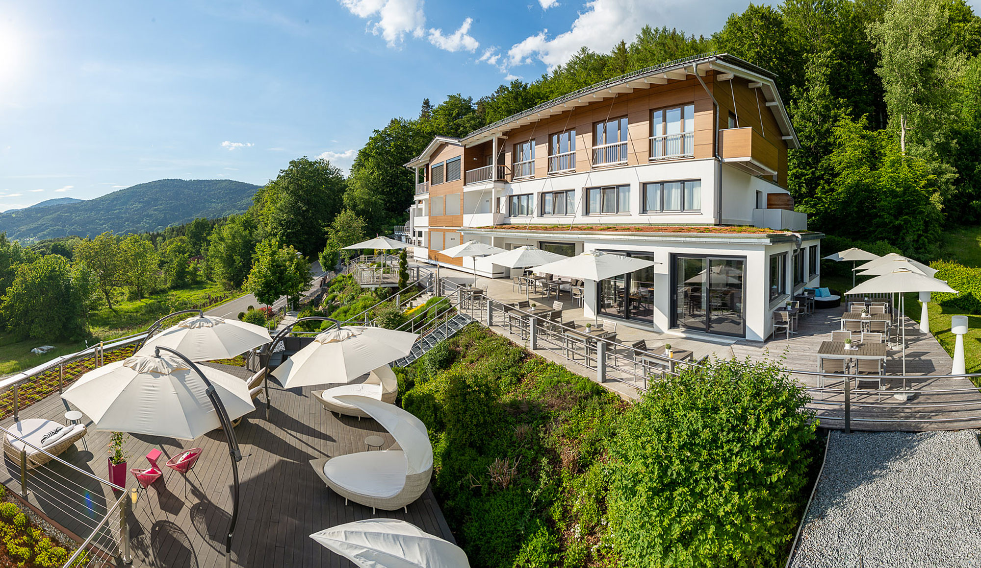 Schönes Wellnesshotel am Wald